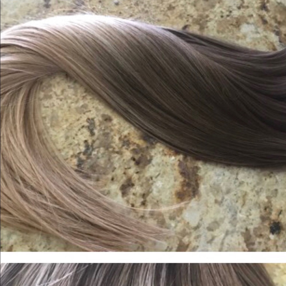 18” balayage extensions